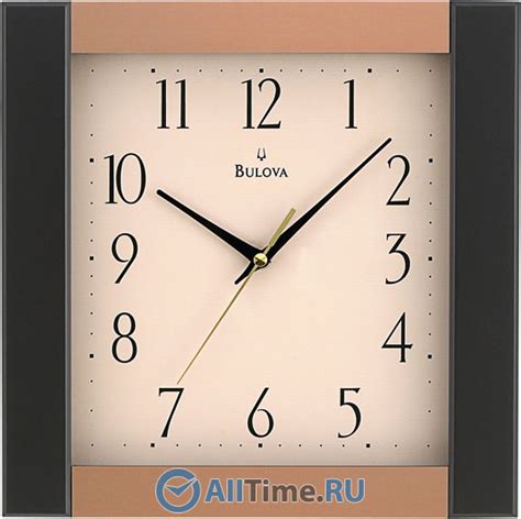 Деревянные настенные часы Bulova C4341 — купить в интернет-магазине ...