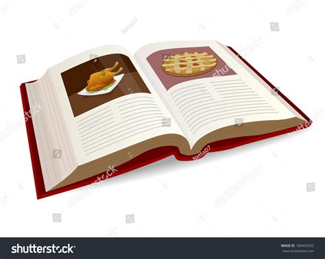 Recipe Book Vector Illustration Stock Vector (Royalty Free) 180455552 ...