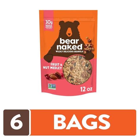 Bear Naked Fruit And Nut Medley Granola Oz Pack Of Non Gmo Snack EBay