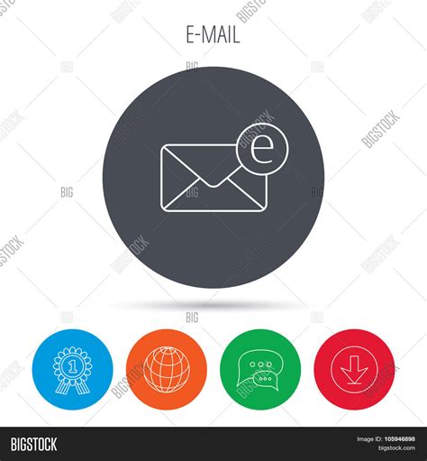 Envelope Mail Icon Vector And Photo Free Trial Bigstock