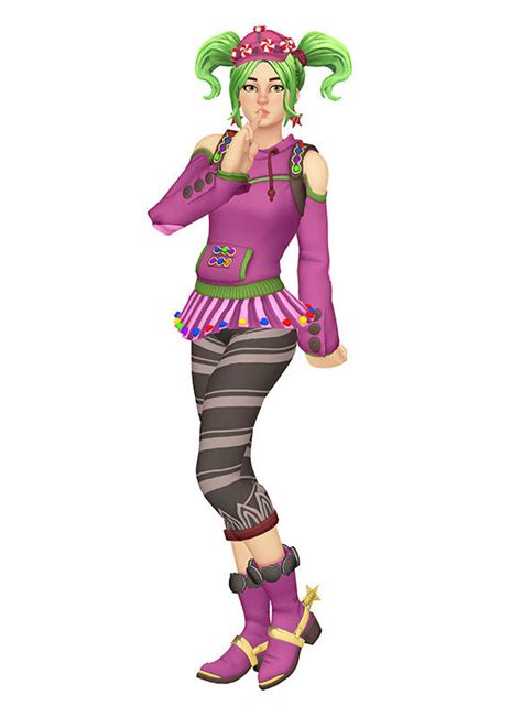 Mmd Fortnite Candy Girl Zoey By Arisumatio On Deviantart