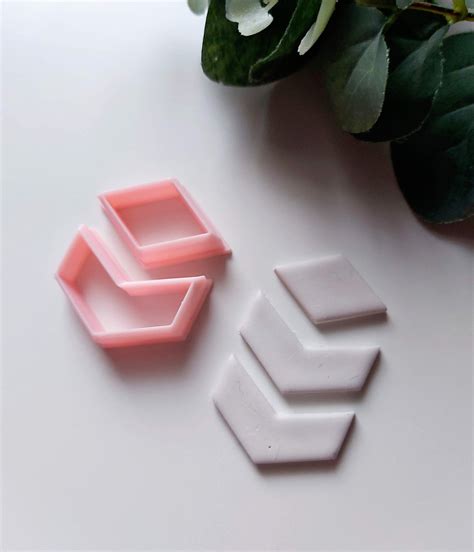 Rhombus And Chevron Set Polymer Clay Tools Jewellery Tools Etsy