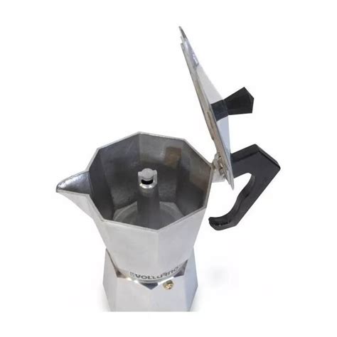 Cafetera Volturno Classica Aluminio Brillante 9 Pocillos