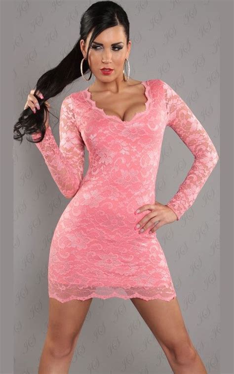 Sexy Pink Lace Dress My Style Pinterest