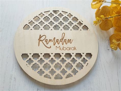 Ramadan Mubarak Hanging Sign Ramadan Decoration Ramadan | Etsy