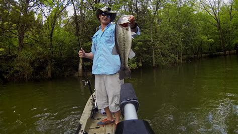 Epic 6 Lb Largemouth Gainer Gopro Kayak Bass Fishing With Freedom