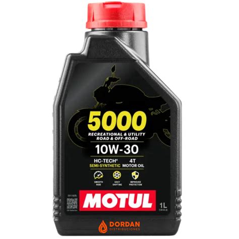 MOTUL 5000 10W30 X 1 LITRO Dordan Store