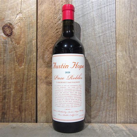 Austin Hope Paso Robles Cabernet Sauvignon 2020 750ml Oak And Barrel