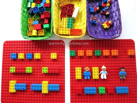 Learn with Play at Home: Learning Patterns with Lego