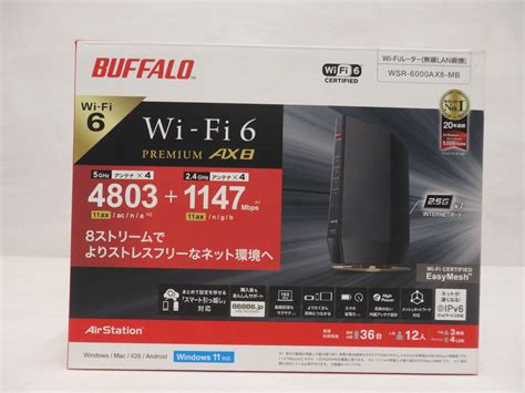 Kd Buffalo Wsr Ax Wi Fi Lan Wi Fi Black Lan