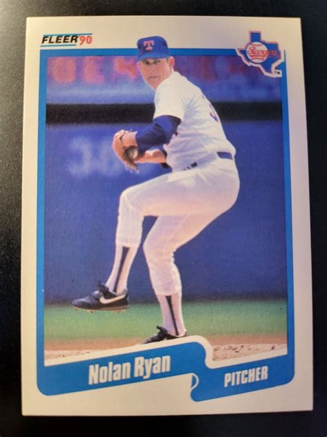 1990 Fleer Nolan Ryan Card 313 EBay