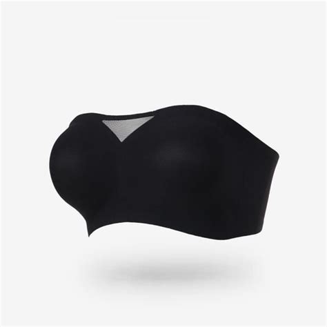 Soutien Gorge Soutien Gorge Push Up Sans Bretelles En Latex Pour Femmes Lingerie Sans Couture