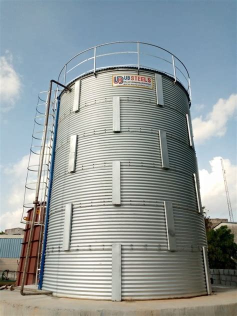 UB Steels Industrial Zinc Aluminium Liquid Storage Tank At Rs 1000000