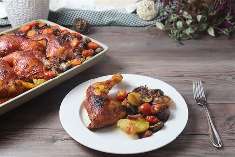 Hähnchen Kartoffel Pfanne im großen Ofenzauberer von Pampered Chef