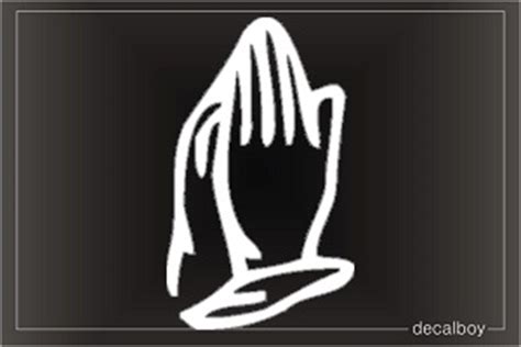 Praying Hands Decals Stickers Decalboy