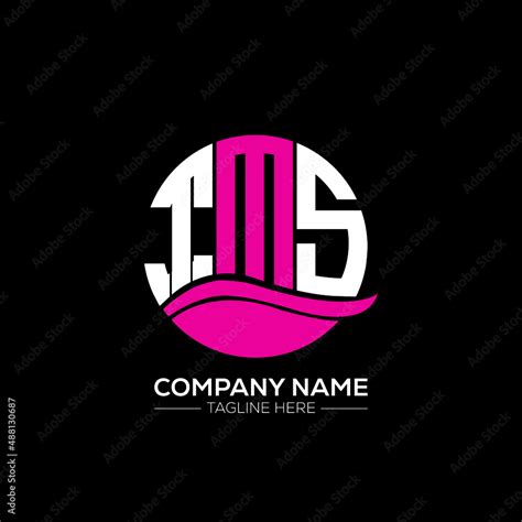 TMS logo monogram isolated on circle element design template, TMS ...