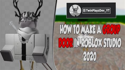 How To Make Group Only Doors In Roblox Studio New Youtube