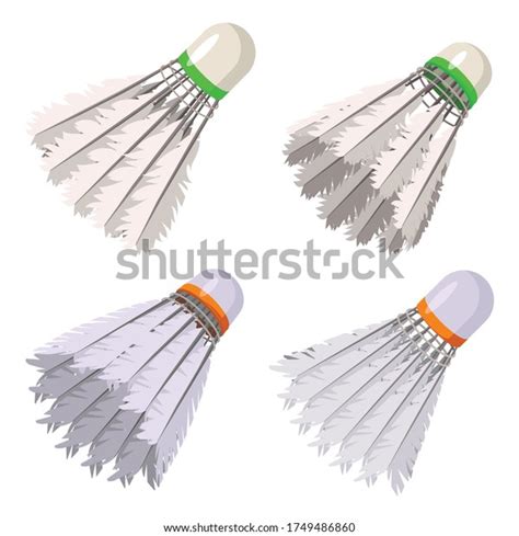 Shuttlecock Icons Set Cartoon Set Shuttlecock Stock Vector (Royalty Free) 1749486860 | Shutterstock