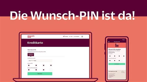 Hanseatic Bank Kreditkarten So Richtest Du Deine Wunsch Pin Ein Youtube