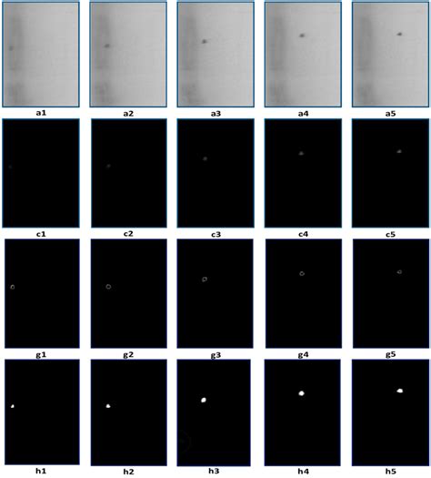 Foreign matter detection results comparison in the liquid region ...