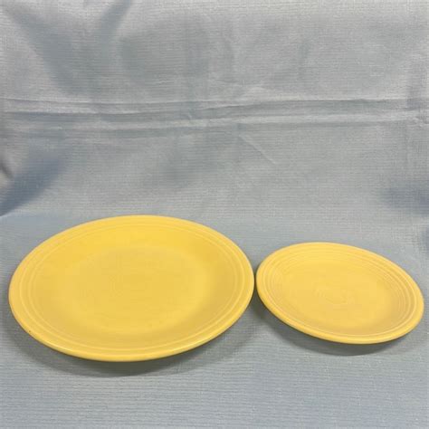 Fiesta Dining Fiesta Dinner And Salad Plates Yellow Poshmark