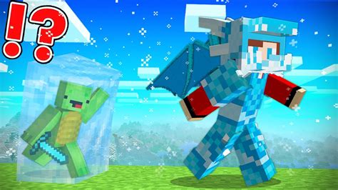 Ice Dragon Armor Speedrunner Vs Hunter In Minecraft Maizen Jj And Mikey Youtube