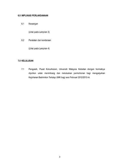 Contoh Kertas Kerja Badminton Pdf