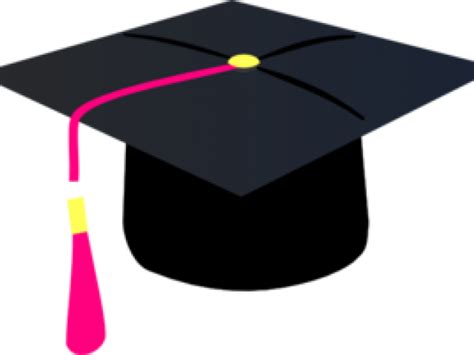 Graduation Clipart Pink Graduation Cap With Purple Tassel Png Download Full Size Clipart