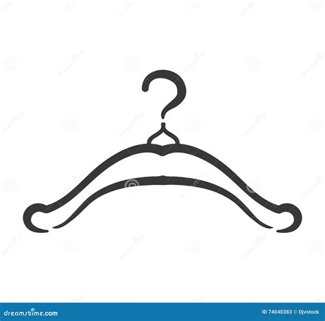 Hook Icon Hanger Object Design Vector Graphic Stock Illustration