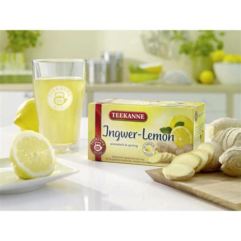 Teekanne Tee Spritziger Ingwer Lemon Teebeutel G B Ttcher Ag