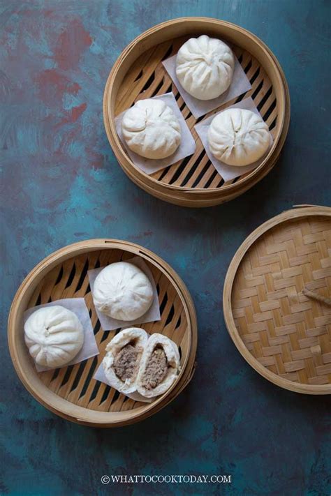 Chinese Steamed Pork Buns Bak Pao What To Cook Today