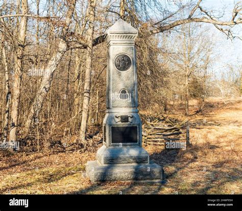 The 57th New York Volunteer Infantry Regiment Monument On Sickles Avenue At Gettysburg National