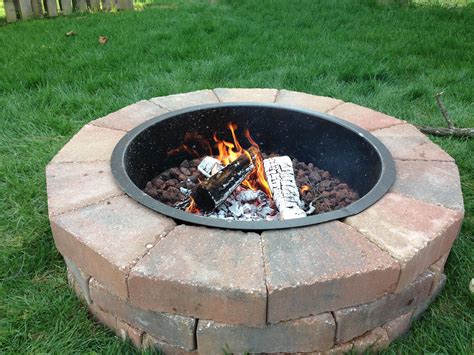 Lowes Brick Pavers Fire Pit at Clifford Bloss blog