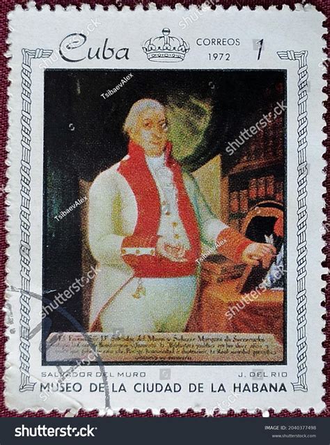 Cubacirca Postage Stamp Salvador Del Muro Stock Photo 2040377498