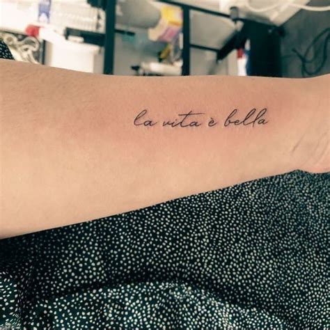 Pin On Tattoos In Cursive Tattoos Italian Tattoos Writing Tattoos