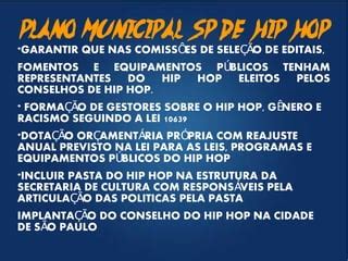 Plano De Cultura Hip Hop Ppt