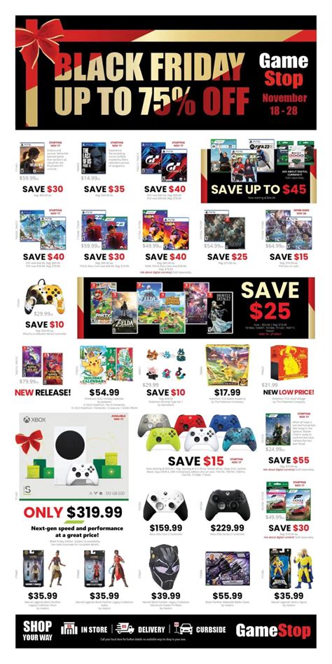 GameStop Black Friday Sale Flyer 2024