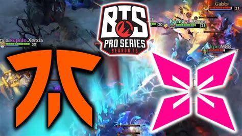 Fnatic New Roster Fnatic Vs Xerxia Bts Pro Series 13 Sea Dota 2