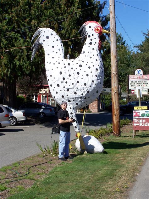 1009244 Toby And A Giant Fiberglass Chicken Mr E Flickr