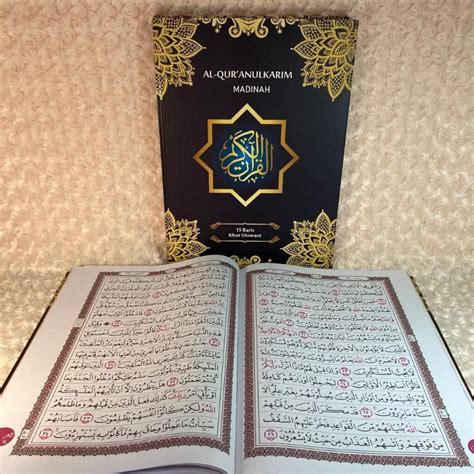 Jual Al Quran Lansia Jumbo Mushaf Baris Khot Ustmani A Madinah Al