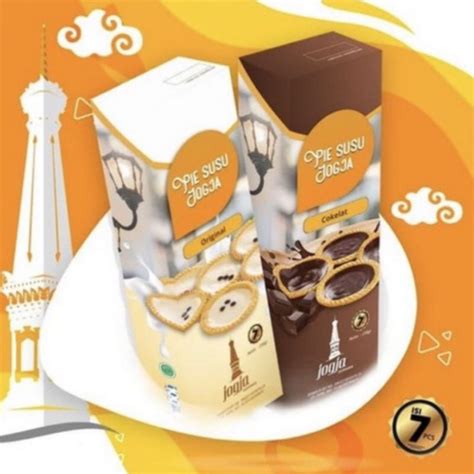 Jual Pie Susu Tugu Jogja 1box Isi 7 Pie Blangkon Jogja Oleh Oleh Khas