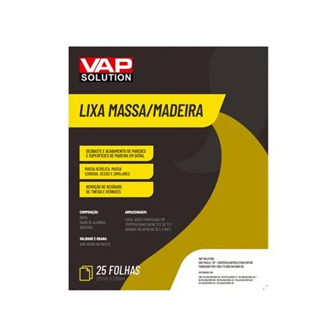 Lixa Massa Madeira C Gr Vap