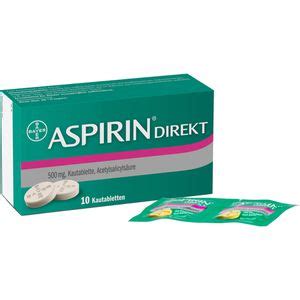 ASPIRIN Direkt Kautabletten Versandapotheke De