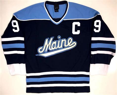 Maine Black Bears Jimmy Howard Paul Kariya Hockey Jersey Embroidery