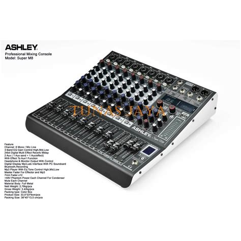 Jual MIXER ASHLEY SUPER M8 ASHLEY SUPER M 8 ORIGINAL ASHLEY NEW MODEL