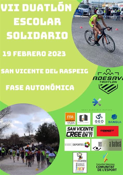 San Vicente Del Raspeig Se Vestirá De Gala Para El Vii Duatlón Escolar