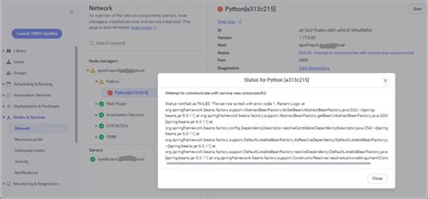 Spotfire Service For Python Fails To Start After Successful Deployment