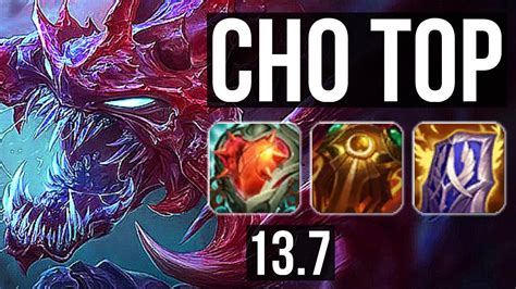 Cho Vs Malph Top Games Dominating Kr Master