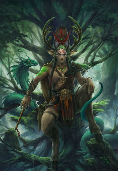 A Forest Lord By Geying On Deviantart