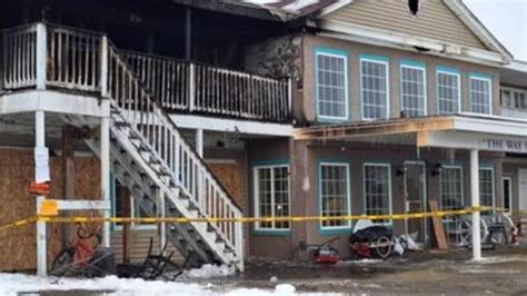 Admirals Ocean Inn In Belfast Maine Damaged In Fire